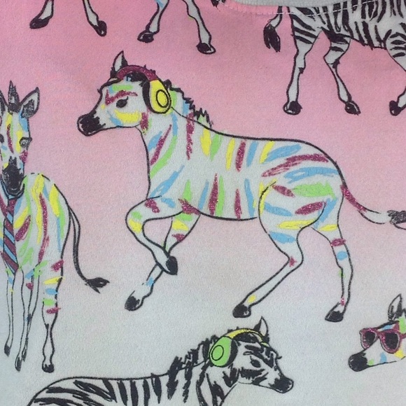 Girls zebra t-shirt - Picture 6 of 8